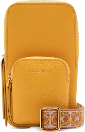 Coccinelle Cover per smartphone Pixie in pelle - Giallo