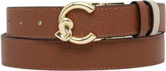 Coccinelle C-Me Cintura Reversibile - - Accessories - Donna - Marrone - M