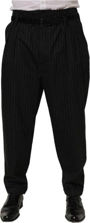 Dolce & Gabbana Dress Trousers - male - Dolce & Gabbana - Sweatpants - Black - 2XL - Trousers