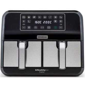 Kenwood Hfm20.000mb Freidora Doble 8 L Independiente 1700 W Freidora De Aire Caliente Negro