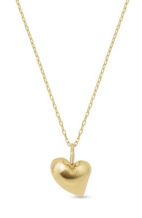 Bony Levy 14K Gold Abstract Heart Pendant Necklace in 14K Yellow Gold at Nordstrom, Size 18