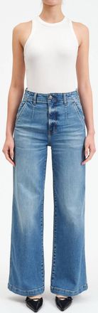 Daze Far Out Wide Leg Jeans In Pure