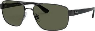 Ray-Ban Authentieke gepolariseerde zonnebril voor jou - Heren - Zonnebrillen - Grijs - 60 MM - Accessoires