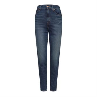 Levi's Womens Levis High Waisted Mom Jeans in Blue