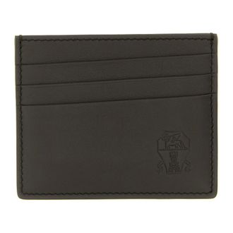 Brunello Cucinelli Logo card holder - - Accessories - Uomo - Nero - ONE SIZE