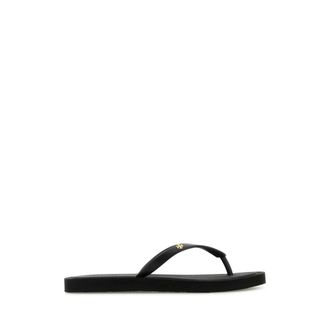 Tory Burch Tory Burch, Flip Flops, female, Black, Size: 10 US Kira Thong Slippers