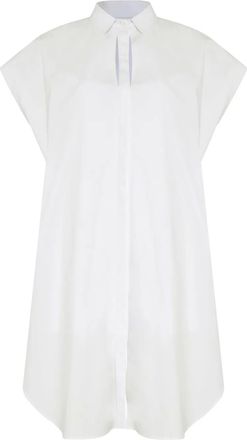 Gloria Coelho Abito a maniche corte - Bianco