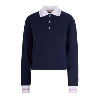 Marni Dames, Tops, Blauw, Maat: XS Katoen