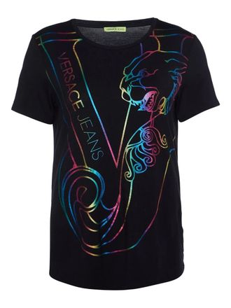 Versace graphic-print T-shirt - Black