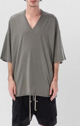Rick Owens v neck jumbo jersey t-shirt vest