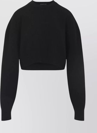 Tom Ford cropped long sleeve knit top