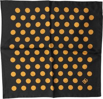 Dolce & Gabbana Polka Dot Vierkante Zakdoek Sjaal - Heren - Sjaals - Veelkleurig - ONE Size - Katoen - Accessoires
