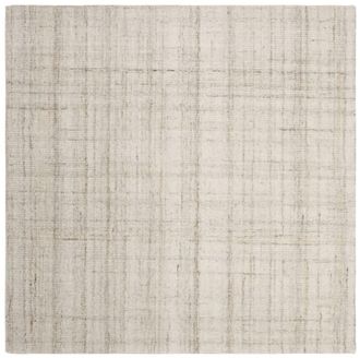 Safavieh Alfombra viscosa / poli&eacute;ster / lana marfil / beige 183 x 183 cm