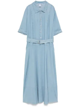 DKNY Midi-jurk met verlaagde taille - Blauw