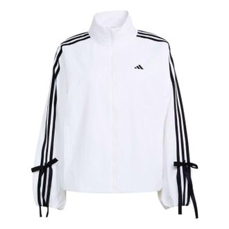 adidas (WMNS) adidas Woven WB Loose Fit Jacket Asia Sizing White LD2934