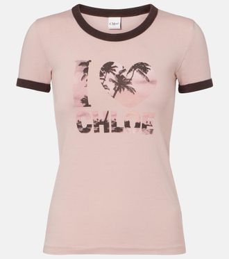 Chlo&eacute; Chlo&eacute; T-shirt in cotone con stampa