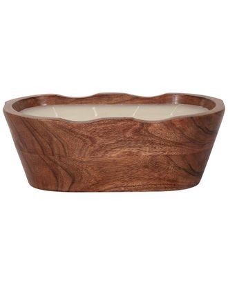 Sagebrook Home 9In 19Oz Vanilla Oval Bowl Candle