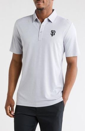 Travis Mathew San Francisco Giants Playoff Pitch Polo in Heather Grey at Nordstrom Rack, Size Xxx-Large