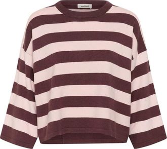 Soaked In Luxury SLSpina Boxy Pullover - Dames - Truien - Paars - Maat: L Viscose
