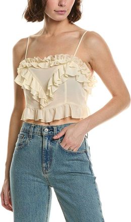 Bardot Alira Frill Detail Crop Top
