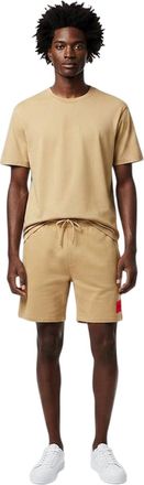 HUGO BOSS Hugo Heren Fleece Sweat Shorts (Zand)