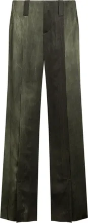 Seafarer Olive Maiorca Two-Tone Wide-Leg Pants