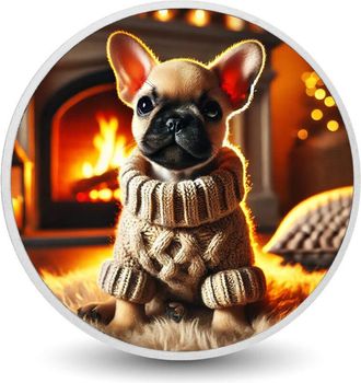 OEM Compa&ntilde;ero Acogedor: Moneda De Pelusa De Fuego De 1 Oz