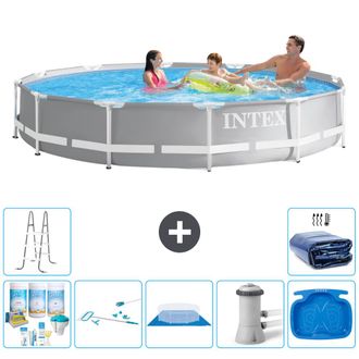 Intex Piscina Prism Frame Redonda - 366x76 Cm - 7-piezas S20536