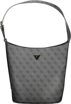 Guess Meridian II Bucket Bag Set - Dames - Handtassen - Zwart - ONE Size - Leer - Tassen
