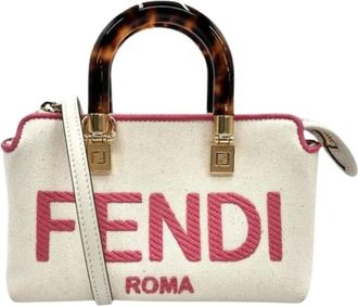 Fendi Borsa a spalla Pre-owned in tela - - Pre-owned - Donna - Beige - ONE SIZE