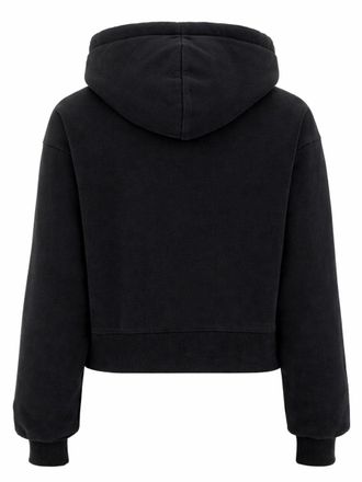 Jacquemus Grosgrain Cotton Hoodie - Black