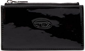 Diesel Card holder with glossy finish - Card cases - Woman - Black