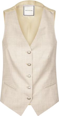 Tagliatore Donna Corta - Dames - Gillet - Beige - M - Kostuums