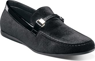 Stacy Adams Sheridan Moc Toe Loafer in Black at Nordstrom, Size 9.5