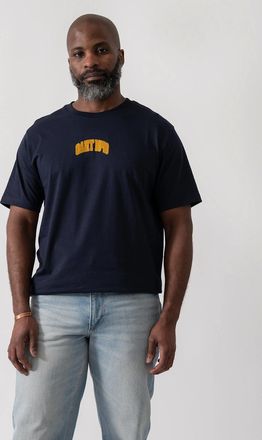 GANT Mens GANT Mens 1949 Graphic Short Sleeve T-Shirt - 433 Evening Blue - Navy - Size: 42