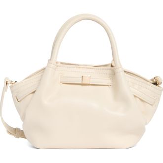Urban Expression Faux Leather Top Handle Crossbody Bag in Oatmilk at Nordstrom Rack
