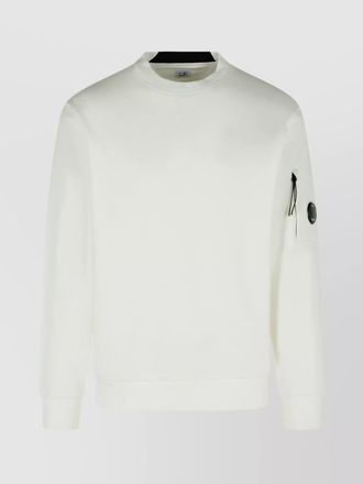 C.P. Company raised cotton sweatshirt featuring arm pocket
