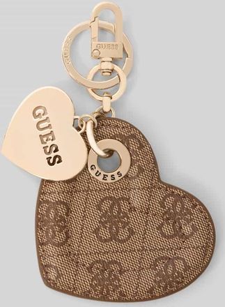 Guess Schl&uuml;sselanh&auml;nger mit Logo-Detail in Mittelbraun, Gr&ouml;&szlig;e 1