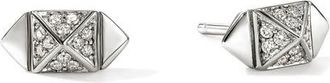 John Hardy Icon Stud Diamond Stud Earrings in Silver at Nordstrom