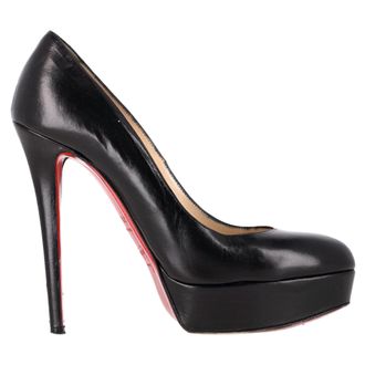 Christian Louboutin Christian Louboutin Bianca 120 Pumps in Zwart Leder