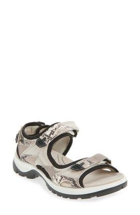 Ecco Yucatan Patchwork Sandal in 52188Dblsr at Nordstrom Rack, Size 5-5.5Us / 36Eu