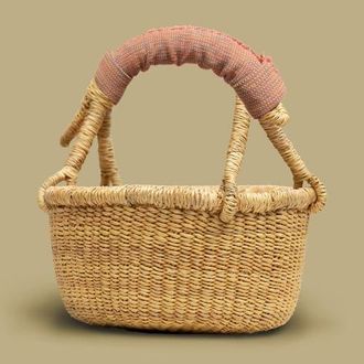 Indego Africa Mini Bolga Basket in Beige at Nordstrom