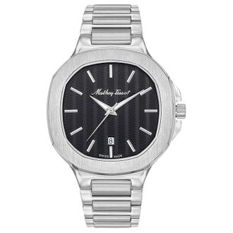 Mathey-Tissot Mathey-Tissot Mens Evasion Black Dial Watch