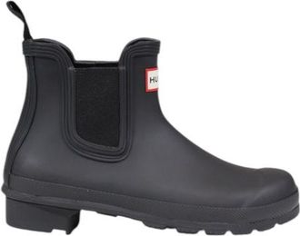 Hunter Black Recycled Polyester Ankle Womens Boots