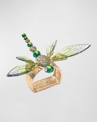Kim Seybert Dragonfly Napkin Ring, Set of 4