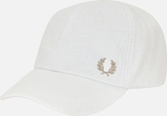 Fred Perry Mens Fred Perry Classic Logo Snow White Cap - Size: ONE size