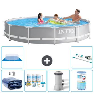 Intex Piscina Prism Frame Redonda - 366x76 Cm - 7-piezas S31939