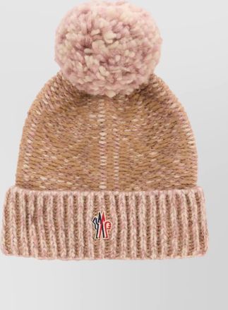 Moncler alpaca wool knitted beanie