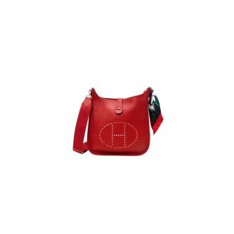 Herm&egrave;s Pre-owned Cuoio crossbody-bags - - Pre-owned - Donna - Rosso - ONE SIZE