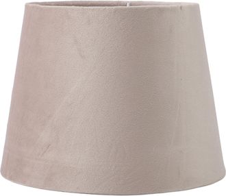 OEM Pantalla C&oacute;nica De Tela Beige Para L&aacute;mpara De Mesa O De Pie, De Doble Uso Con Casquillo E27/e14, Hecha A Mano